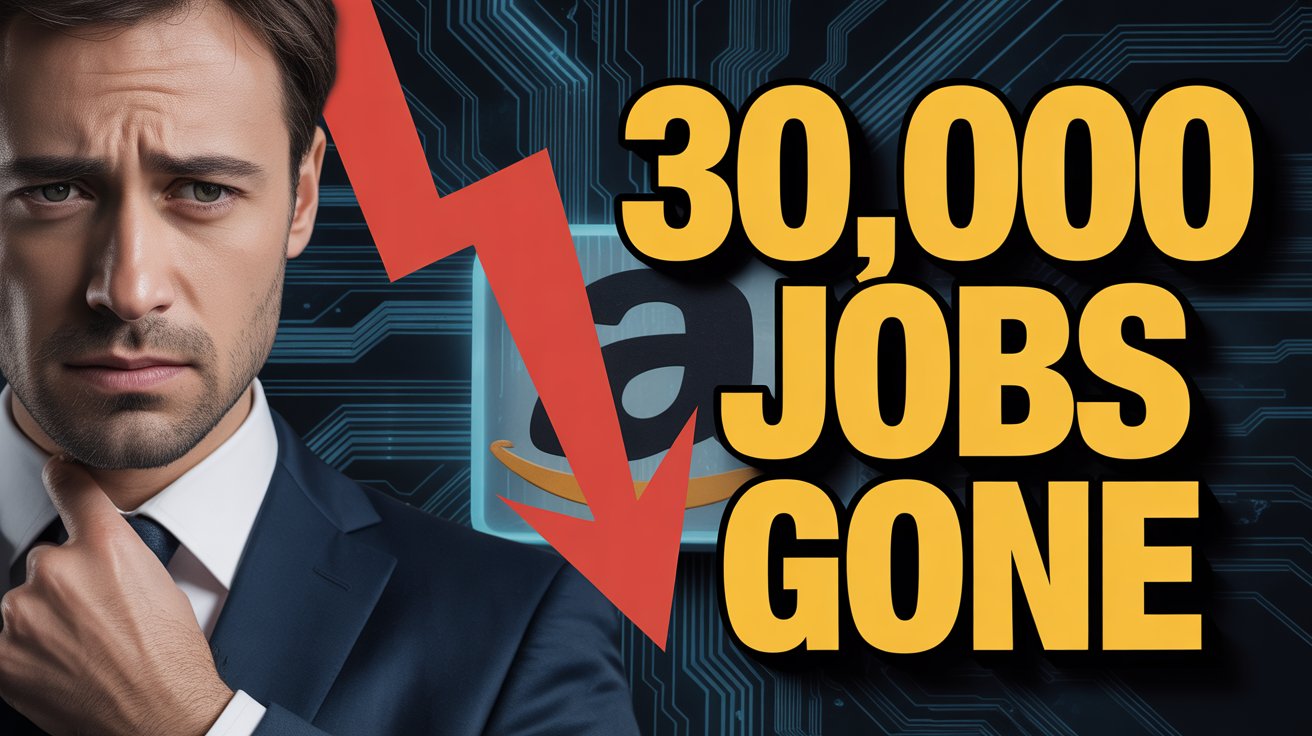 Amazon's largest-ever corporate job cuts, and what they signal about AI replacing corporate roles.